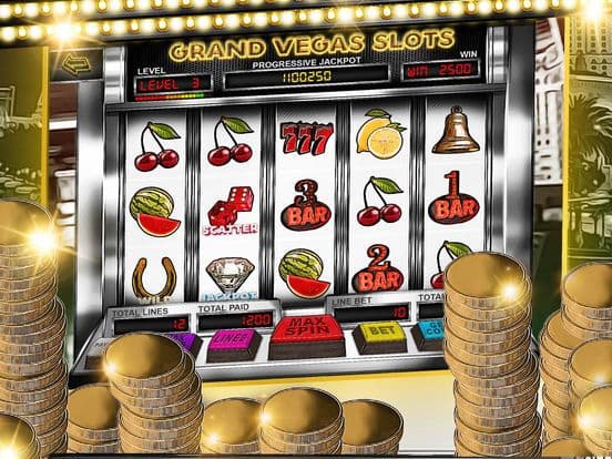 Grand Vegas Slots Machine - Classic Five Reel screenshot 3