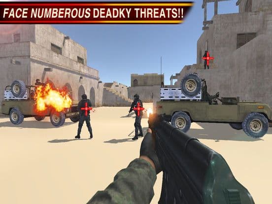 Extreme Desert Fury in Commando Game screenshot 3