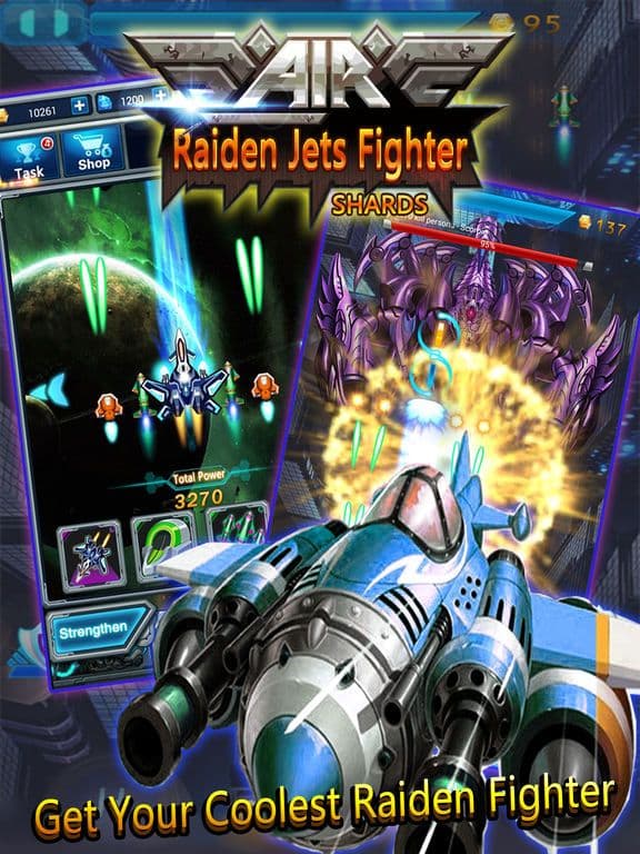 Raiden Jets Fighter: Arcade Craft Shooting Game screenshot 2