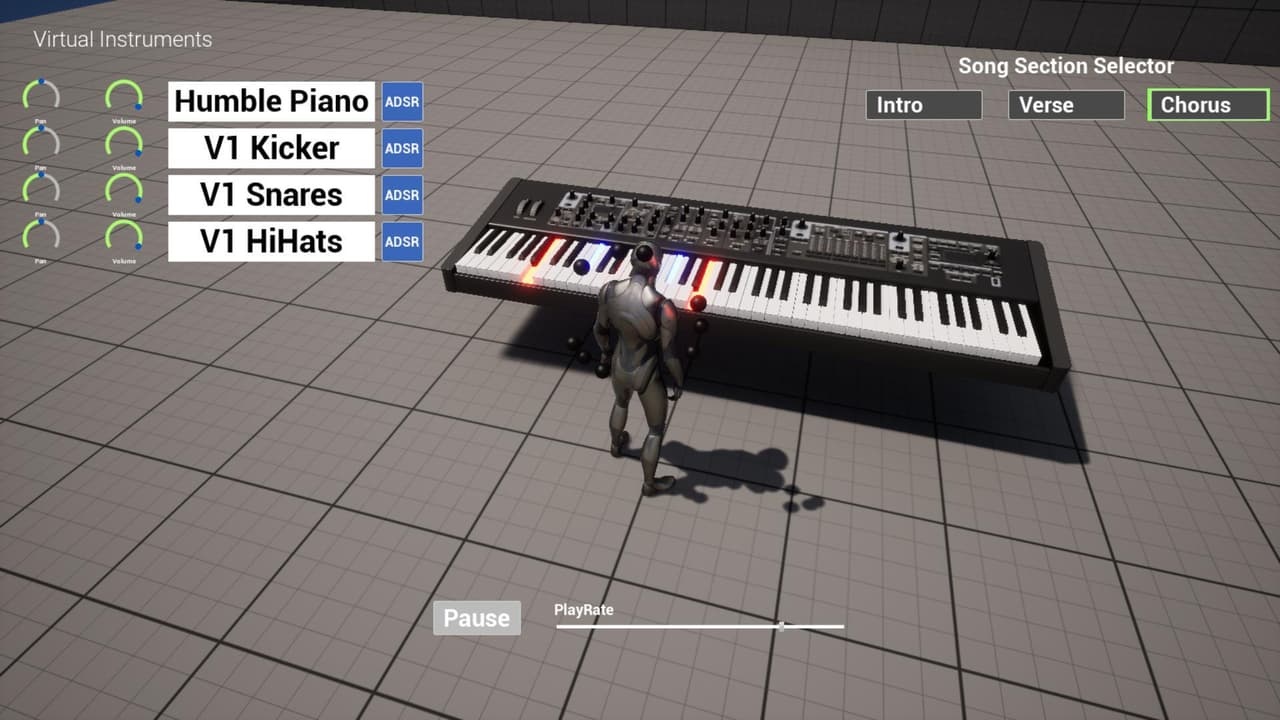 Midi Engine UE5 Plugin Features Demo