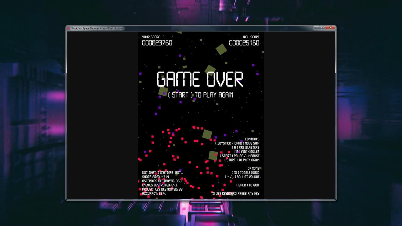 Blockship Space Shooter: Angry Pixelsplosions screenshot 5