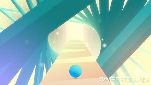 Swipe Rolling - Roll the ball in modern art screenshot 2