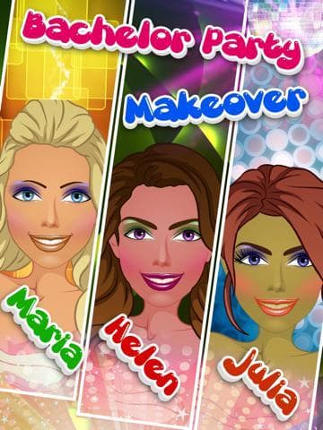 Bachelor Party Makeover,spa,Dressup free games screenshot 2