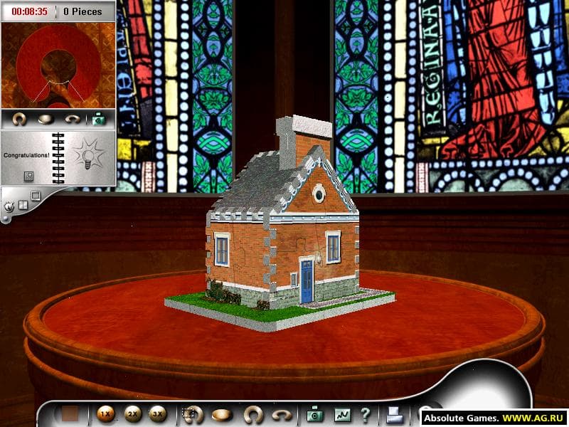 Puzz-3D: Thomas Kinkades Lamplight Manor screenshot 6