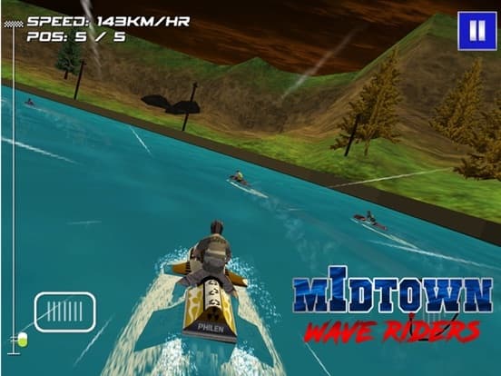 MidTown Wave Riders - Free 3D Jet Ski Racing Game screenshot 4