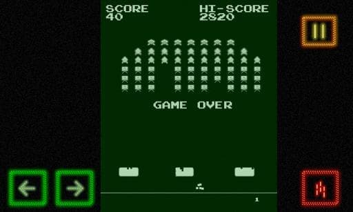 Vector Invaders (Landscape Space Shooter) screenshot 2