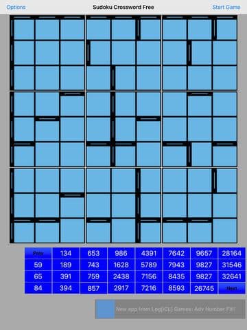Sudoku Crossword Free Puzzle game screenshot 2