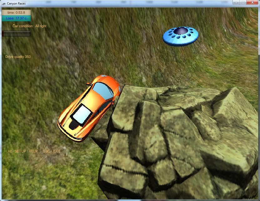 Canyon racer screenshot 2
