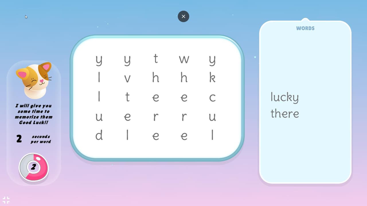 Memo Word Search screenshot 5