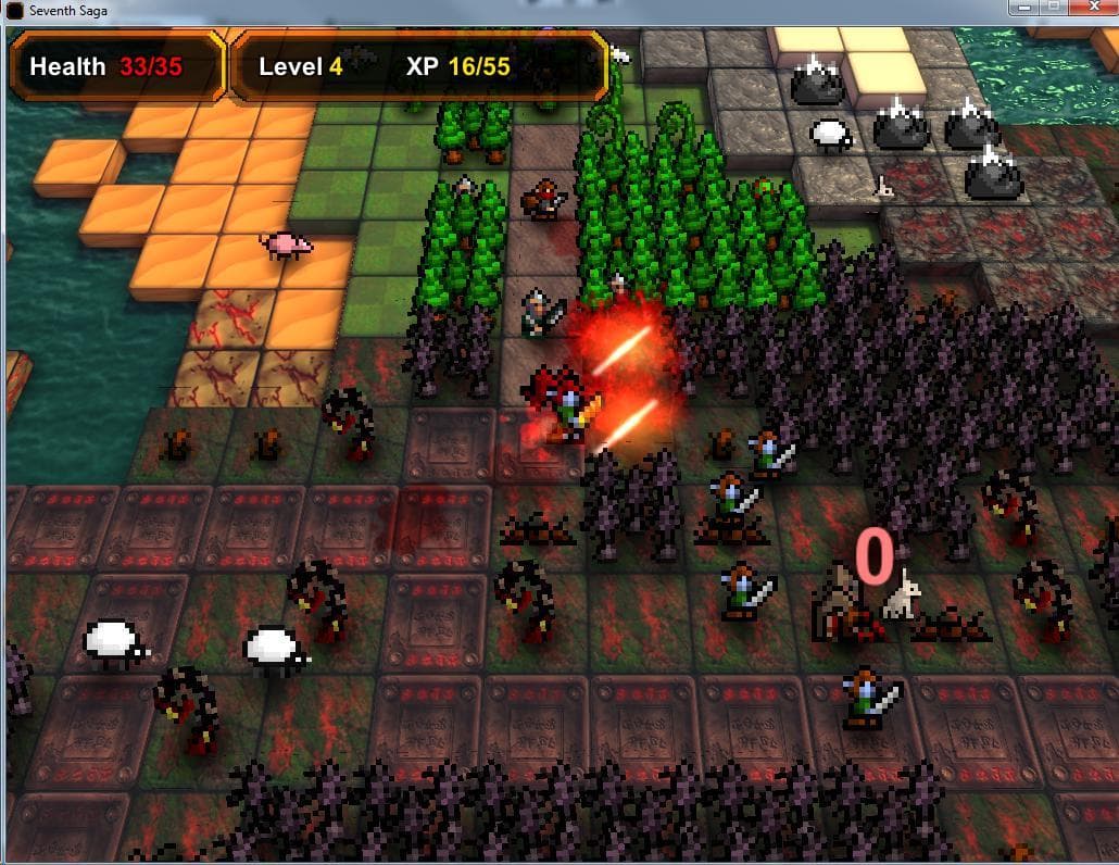 Seventh Saga (7DRL) screenshot 4