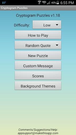 Cryptogram Puzzles Free Trial screenshot 2