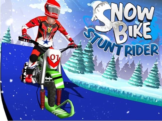 Snow Bike Stunt Rider screenshot 2