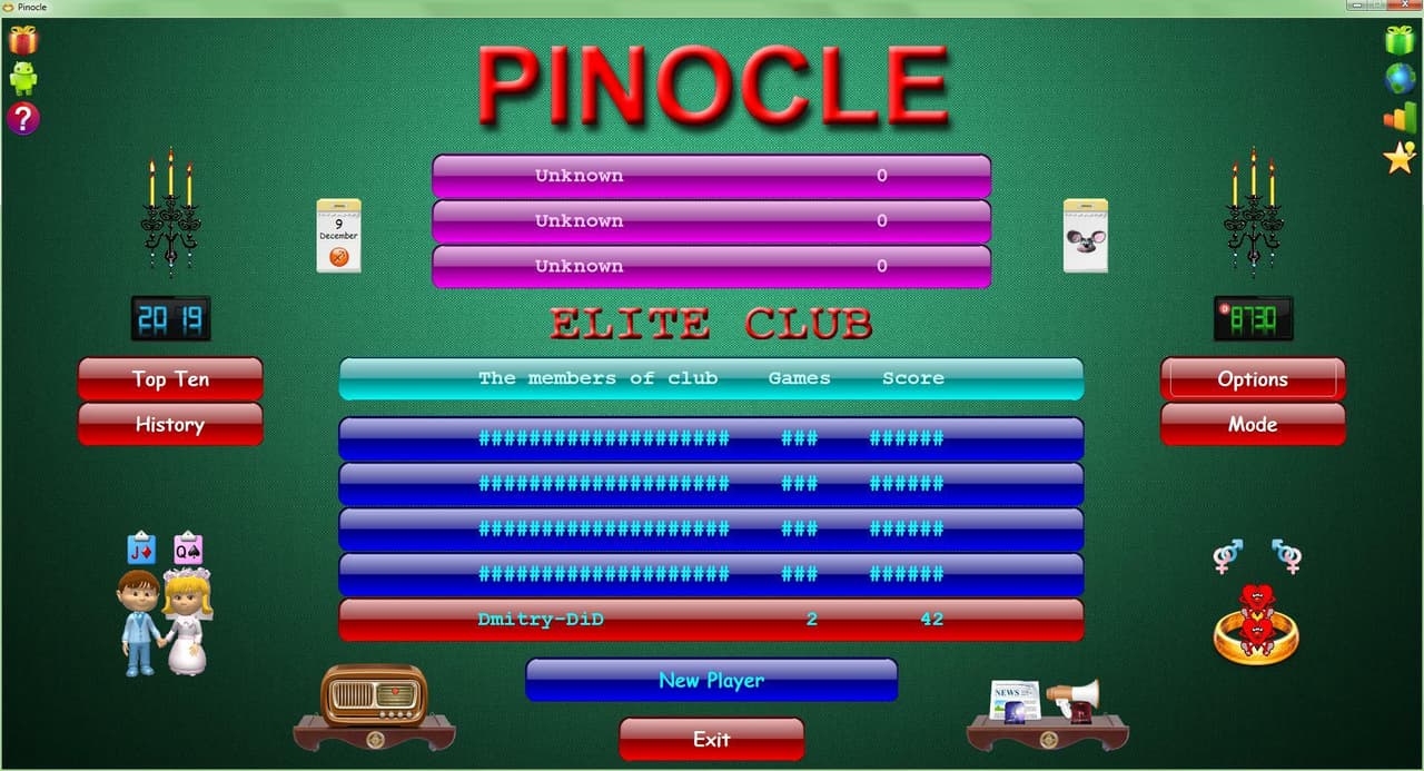 Pinocle screenshot 2