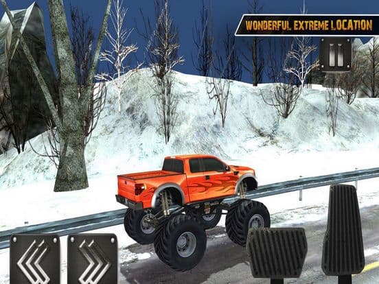 Big 6x6 Cargo Race Snow Hills screenshot 2