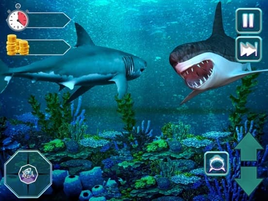 My Hungry Survival Shark Game screenshot 2