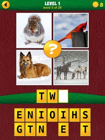 4 Pics: Find the odd word II screenshot 4