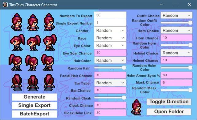 Tiny Tales: 2D Character Generator screenshot 4