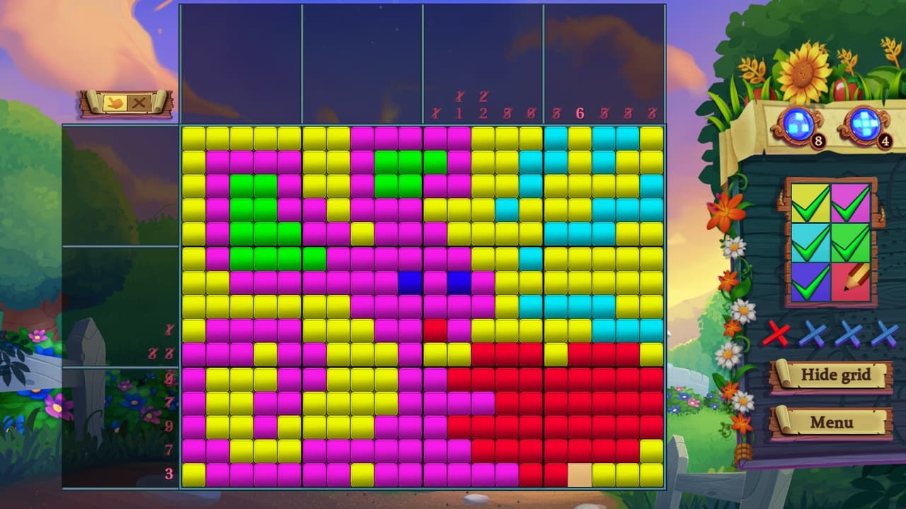 Adventure Mosaics. Grannys Farm screenshot 2