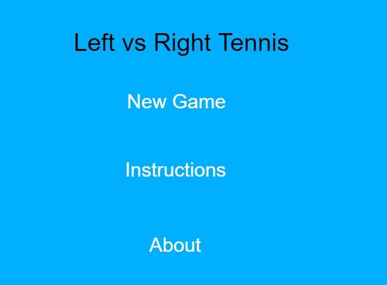 Left vs Right Tennis screenshot 2