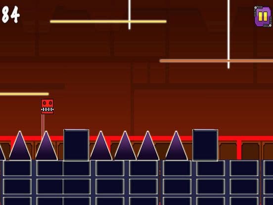 Most Addictive Geometry Endless Meltdown Difficult Escape screenshot 2