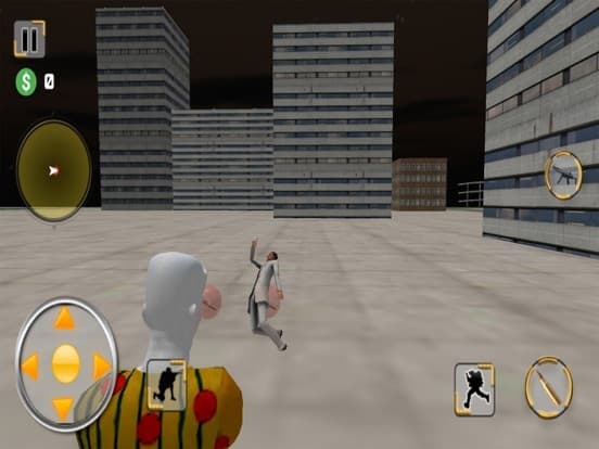 Scary Clown Crime Gang Attack