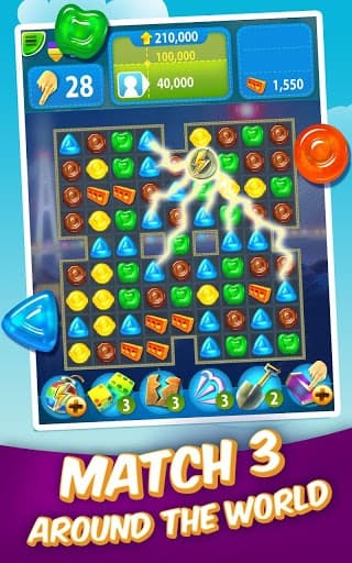 Gummy Drop! – Free Match 3 Puzzle Game screenshot 3