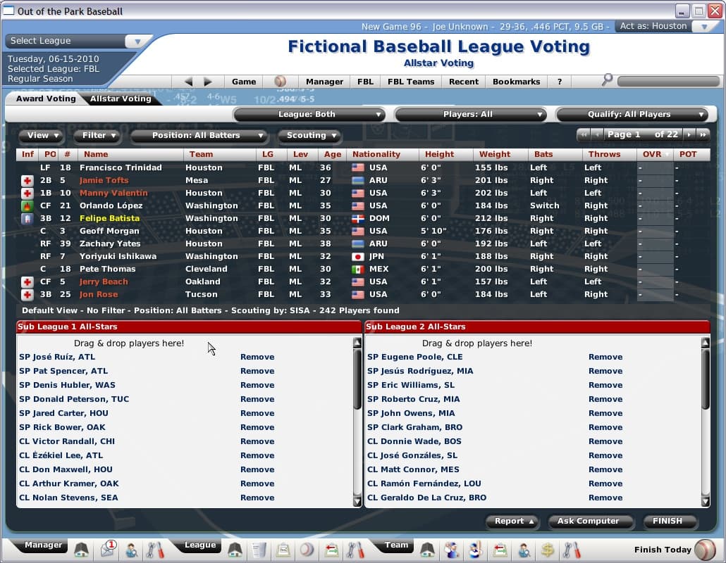 Out of the Park Baseball 2007 screenshot 4