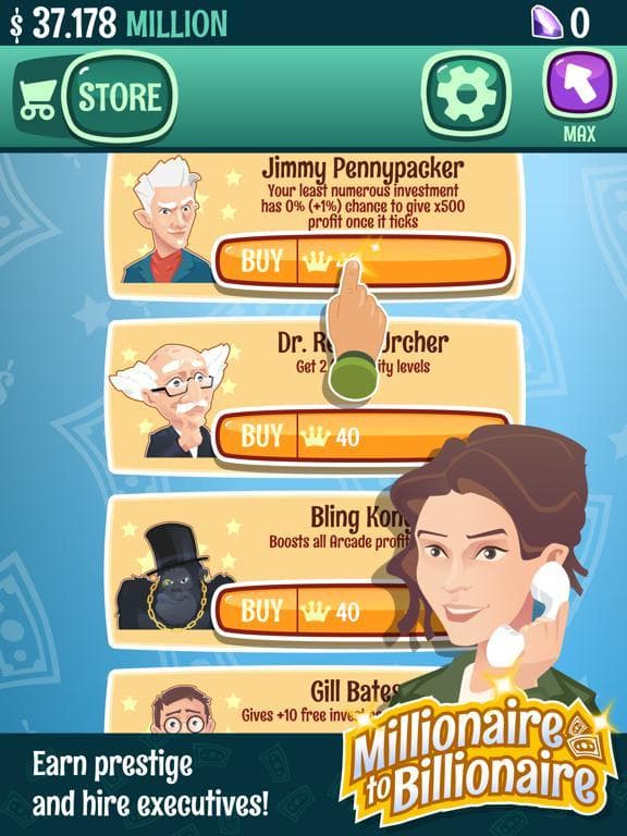 Millionaire To Billionaire - Clicker Game screenshot 4