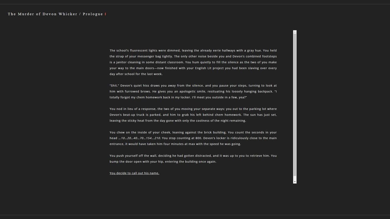 The Murder of Devon Whicker screenshot 2