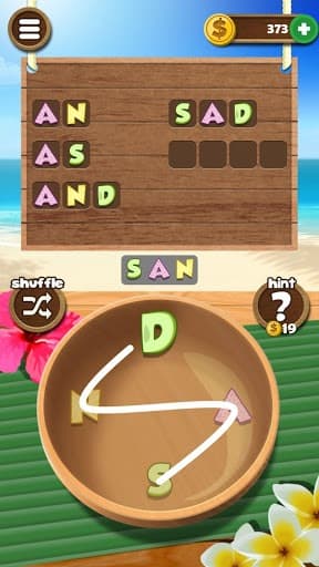 Word Beach: Connect Letters, Fun Word Search Games screenshot 2