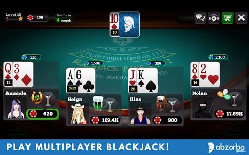 BlackJack 21: Vegas Multiplayer Online Casino Game screenshot 3