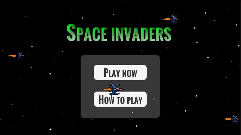 Space Invaders (itch) (Dabrio) screenshot 2