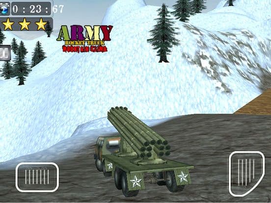 Army Rocket Truck Mountain Climb screenshot 3