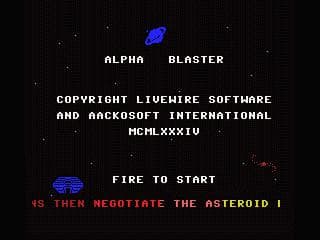 Alpha Blaster screenshot 3