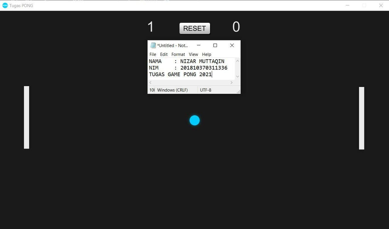 Pong Game (NizarM_201810370311336)