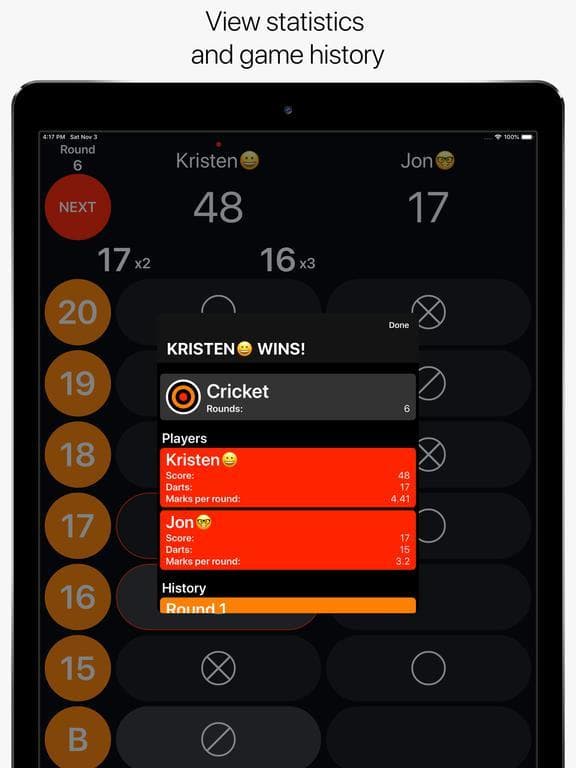Dart Scoreboard Pro screenshot 4