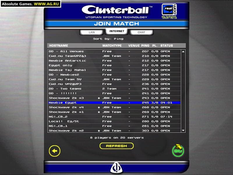Clusterball screenshot 2