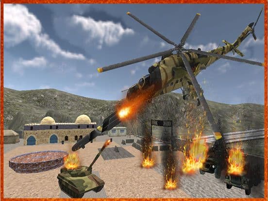 Stealth Helicopter Gunship War – Modern air counter strike navy fighter game screenshot 4