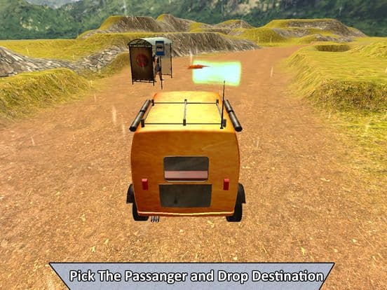 Real Off-Road Rickshaw Transport