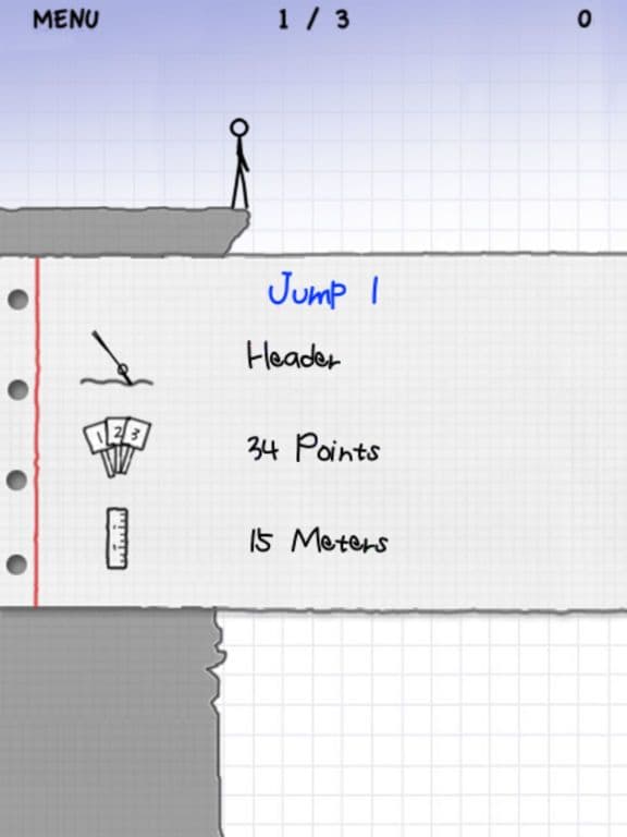 Stickman Cliff Diving screenshot 3