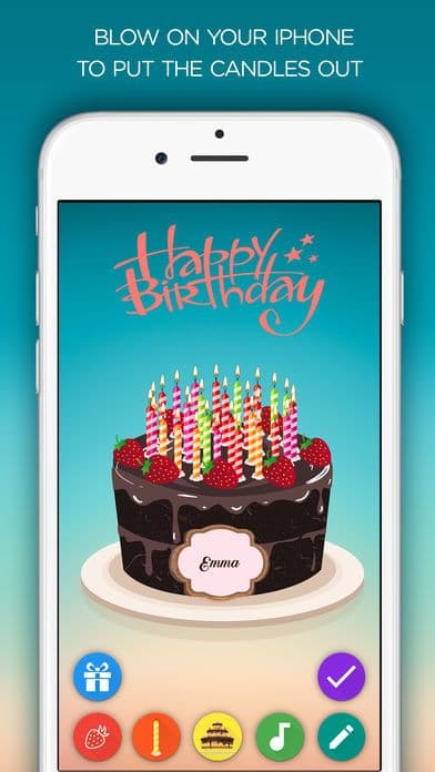 Birthday Cake - Blow out the candles screenshot 2