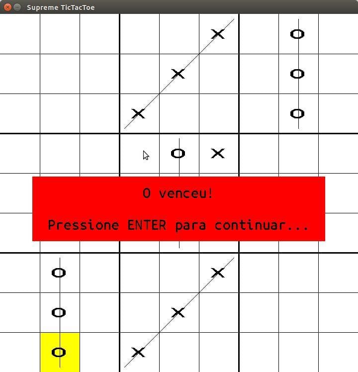 Supreme Tic-Tac-Toe