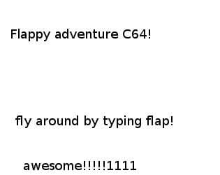 Flappy Adventure C64