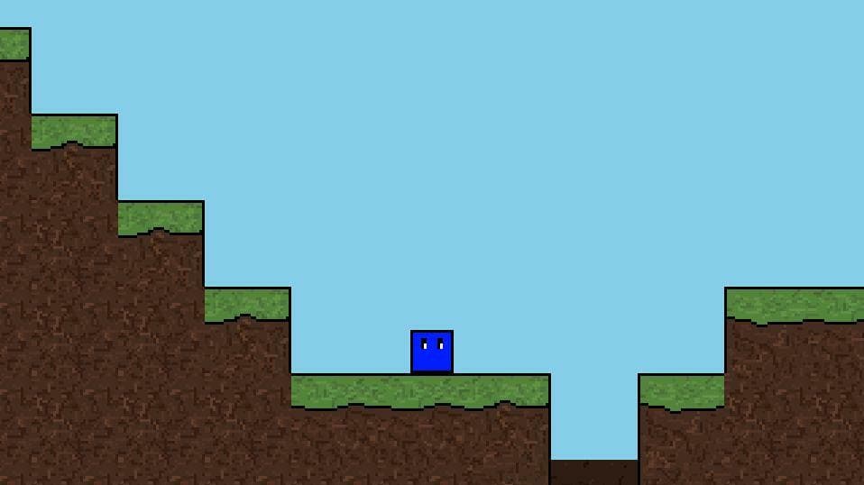 Blue Square and the Mystery Cave screenshot 2