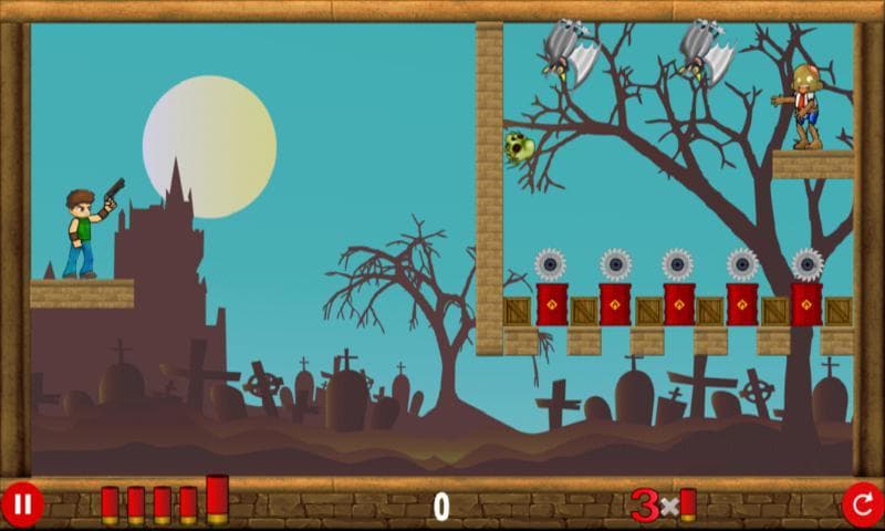 Shoot hungry zombie