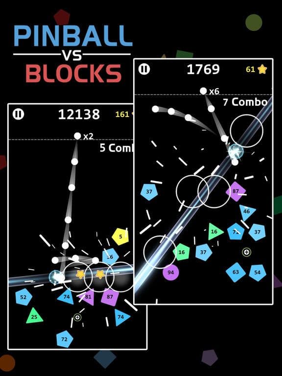 Pinball vs Block!Falling Balls screenshot 2