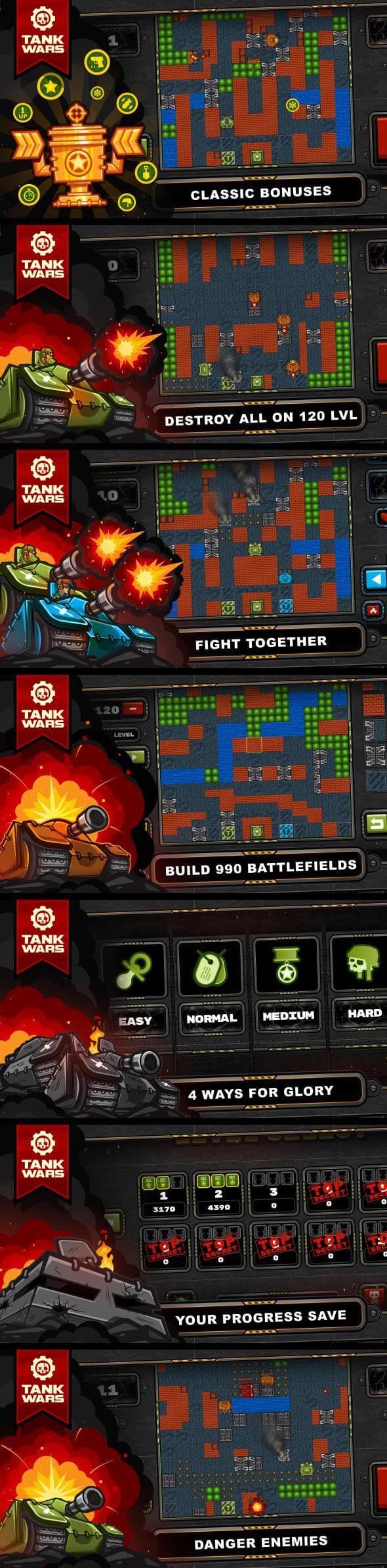 Tank Wars | HTML5 - Mobile screenshot 3