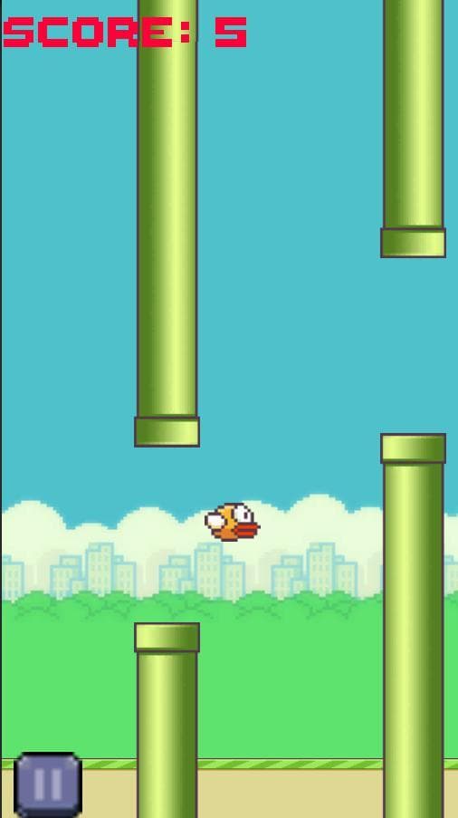 Flappy Bird (itch) (winzstudios) screenshot 2