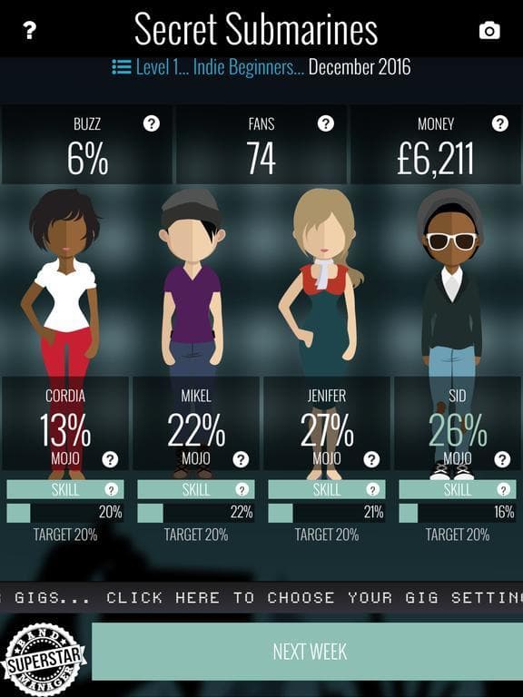 Superstar Band Manager screenshot 2