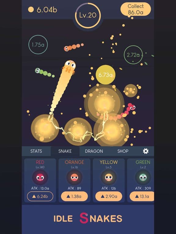 Idle Snakes-Control Balls screenshot 4